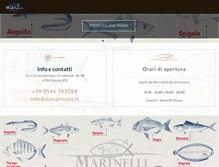 Tablet Screenshot of damarinelli.it